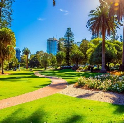 Beautiful Perth City restored public spaces after rubble and rubbish removal Custom